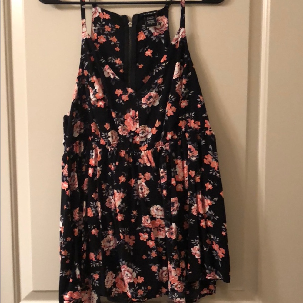 Rose peplum top